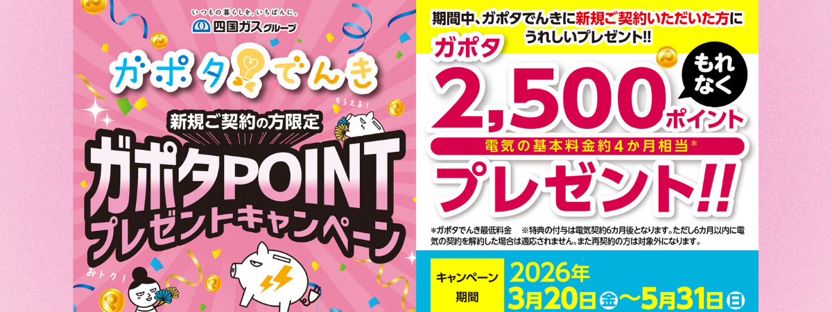 ガポタでんきキャンペーン202603PC