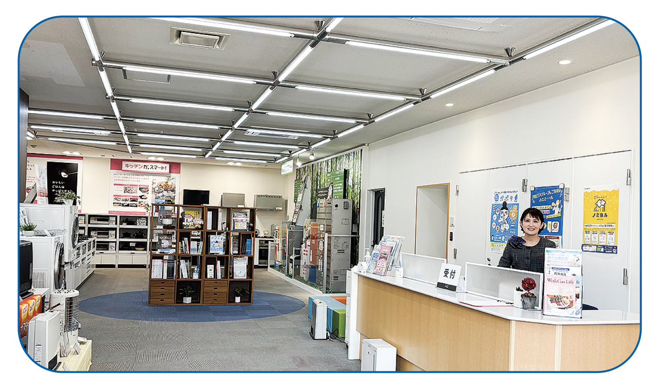 ショールーム「ピポット」の店内の様子